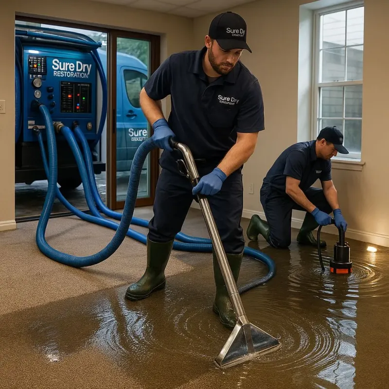 Water Extraction and Removal process in Arnolds Park, IA